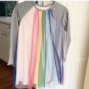 Hanna Andersson Rainbow Tulle Dress